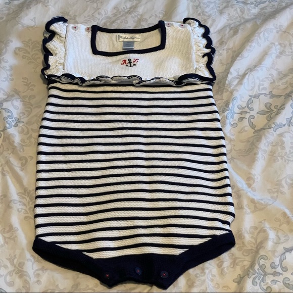 Ralph Lauren Knitted Bubble Romper